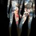 Illuminated Manikins: Street Chat, 25 x 17.5 inches